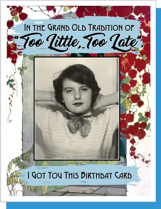Too Little, Too Late