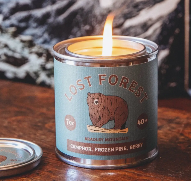 Bradley Mountain Tin Candle