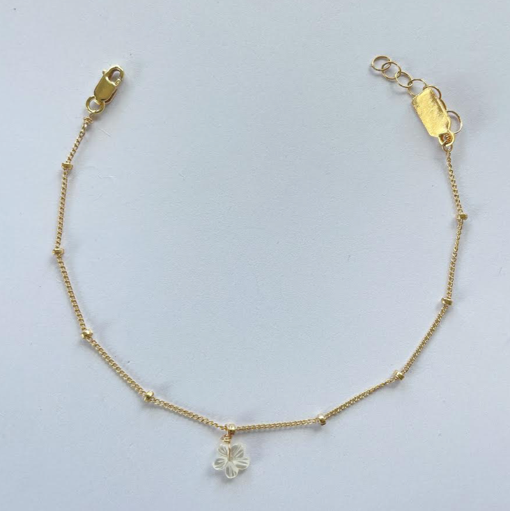 Lei Single Plumeria Hana Bracelet