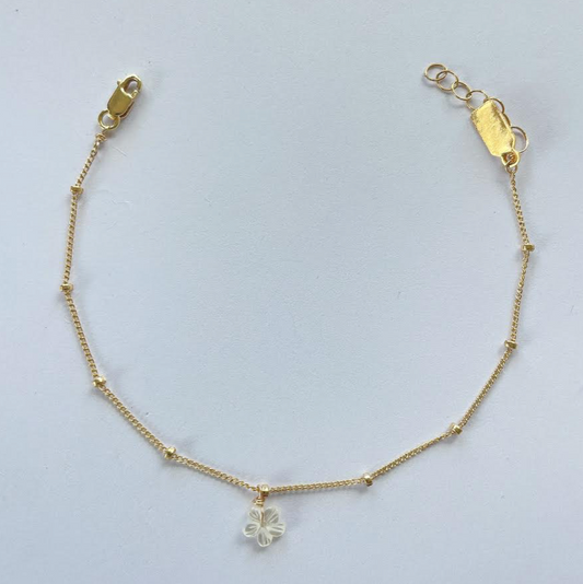 Lei Single Plumeria Hana Bracelet