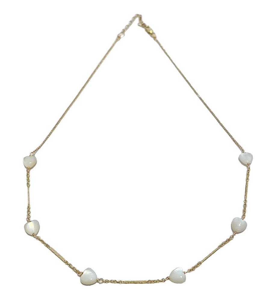 Long Distance Heart Strand Necklace