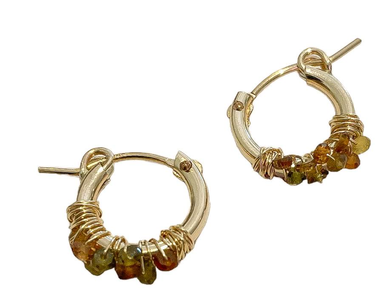 Tiniest Ocean Hoops