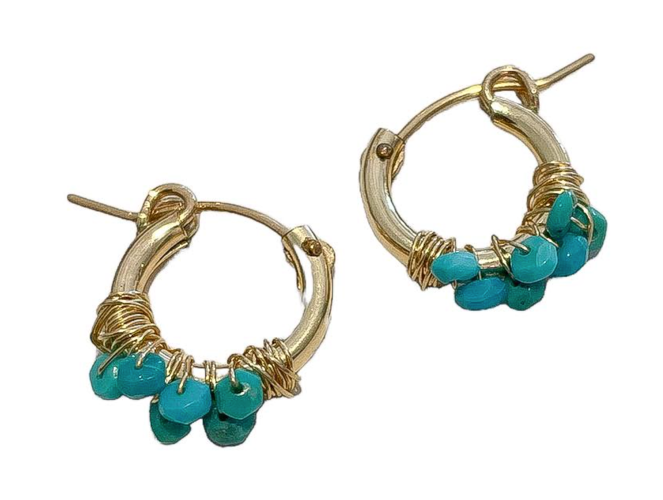 Tiniest Ocean Hoops