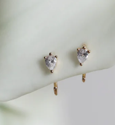 Marquise Hug Earring