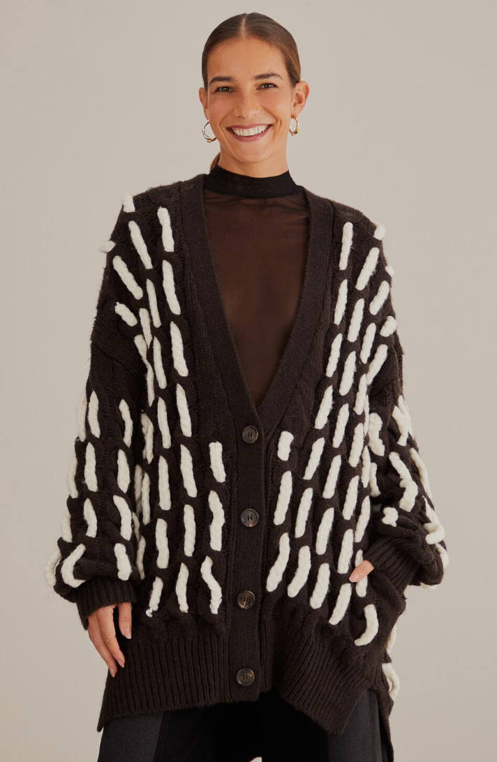 Textured Cardigan