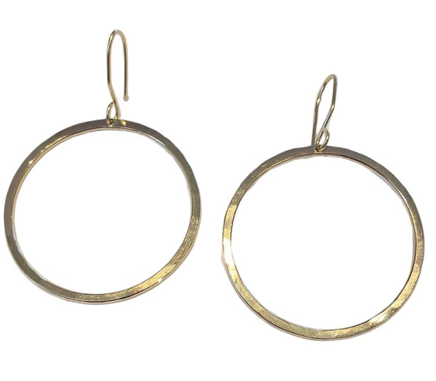 Flat Hammered Hoops