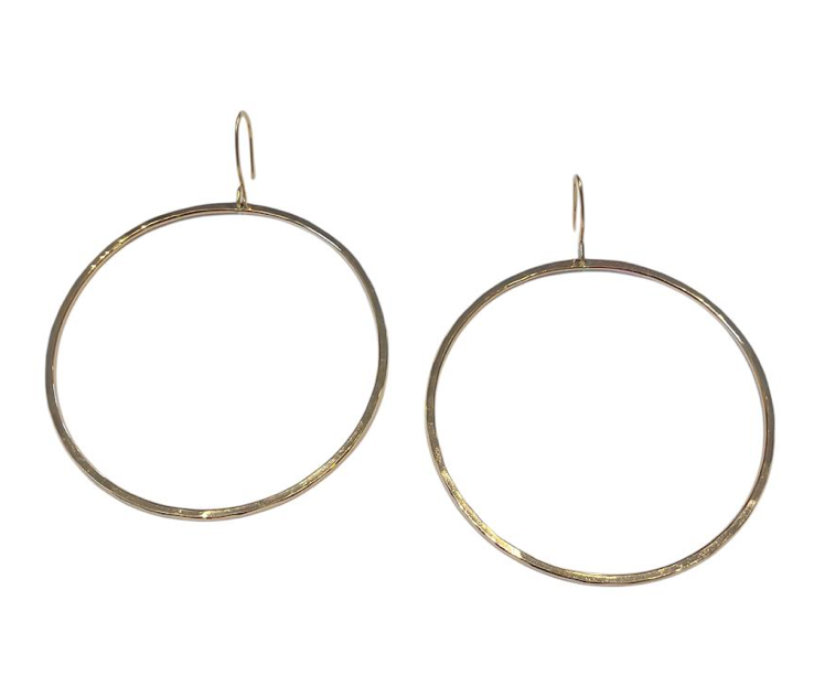 Flat Hammered Hoops