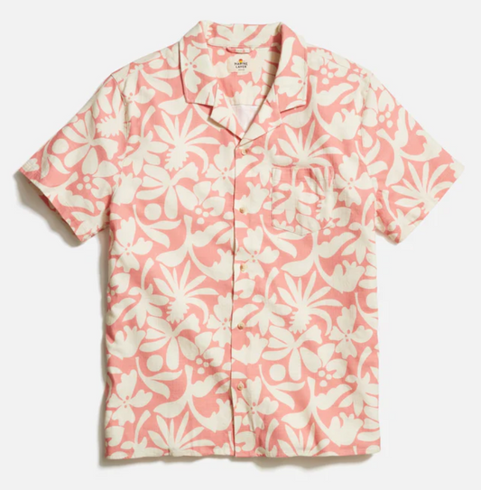 Abstract Coral Shirt