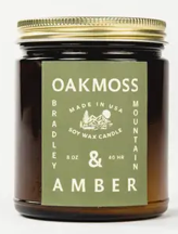 Bradley Mountain Glass Candle