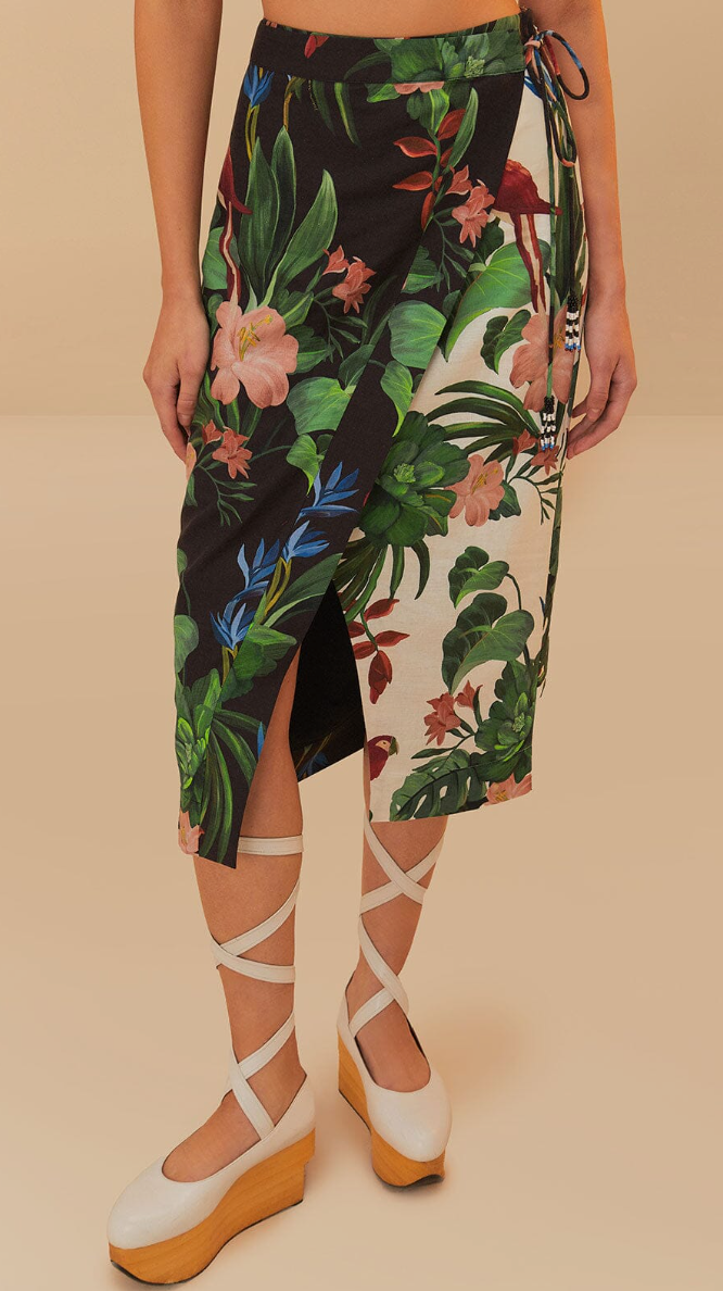 Midnight Macaw Skirt