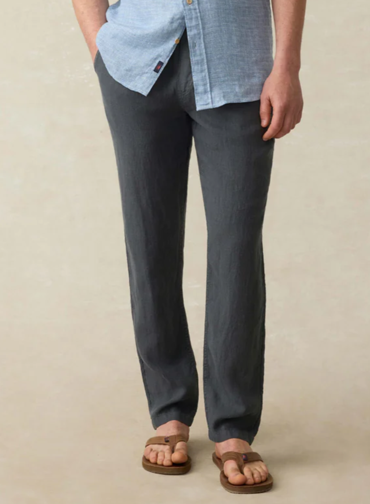 Linen Drawstring Pant
