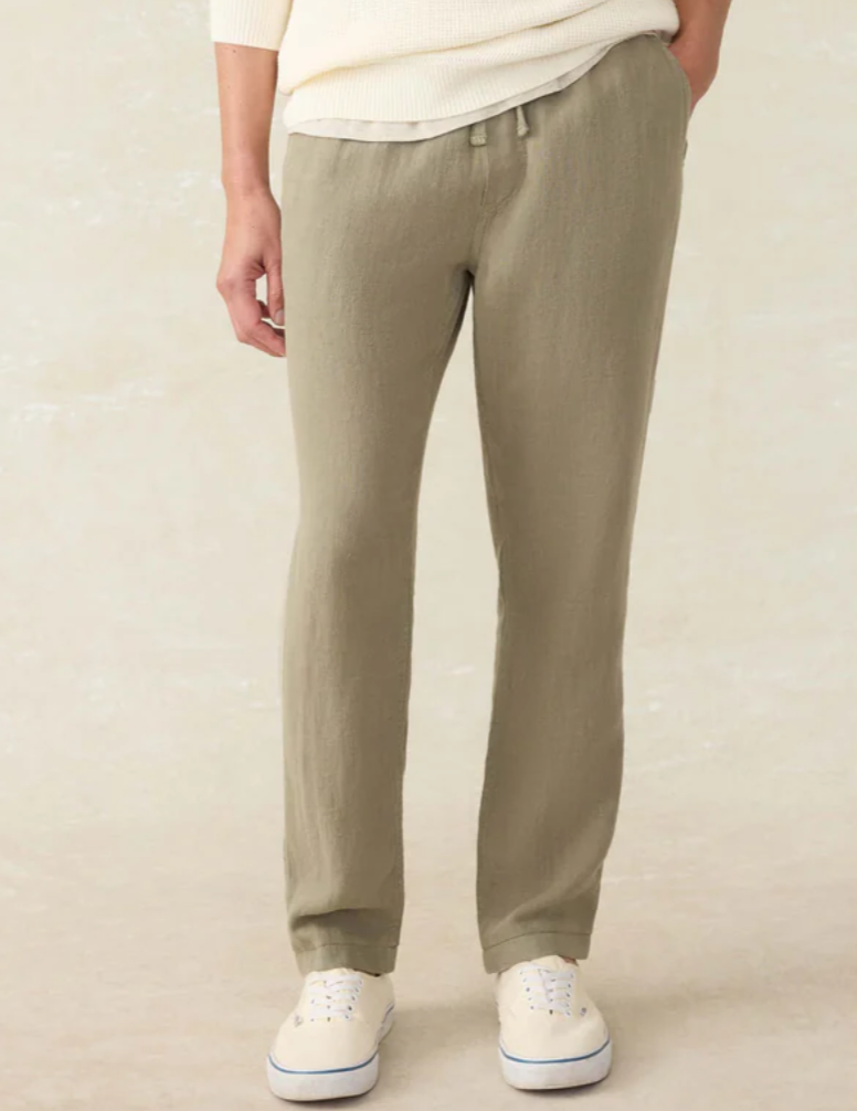 Linen Drawstring Pant