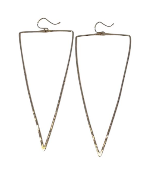XL Triangle Earrings