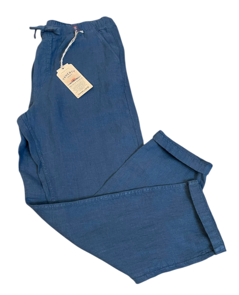 Linen Drawstring Pant