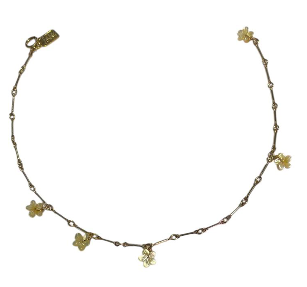 Lei Plumeria Chain Bracelet