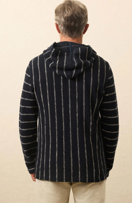 Navy Whitewater Hoodie