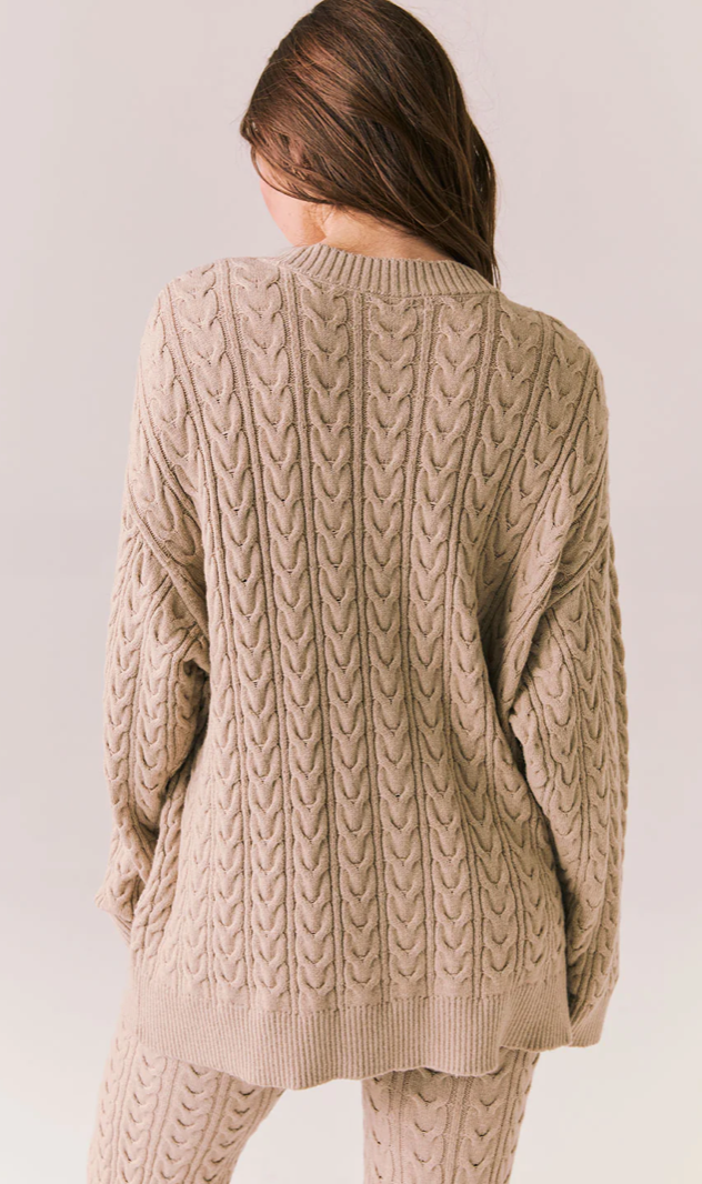Cable Cardigan