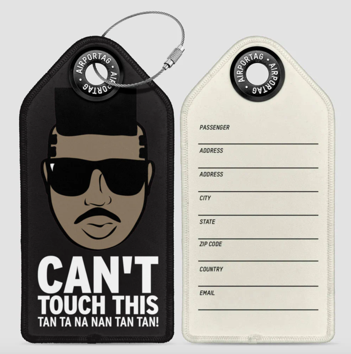 Can't Touch This Luggage Tag