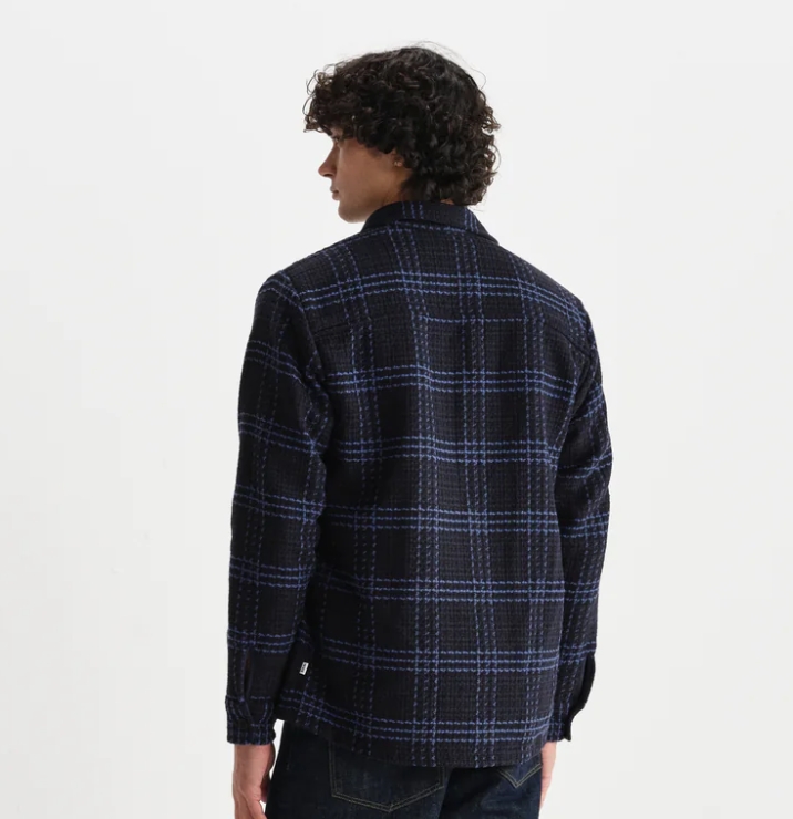 Whiting Overshirt Navy + Blue