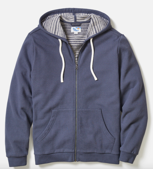Cloud 9 Fleece Hoodie - Navy Stripe