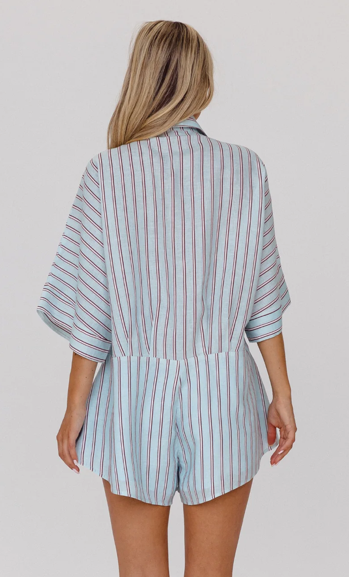 Mint Stripe Rae Playsuit