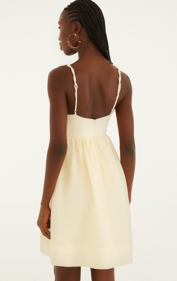 Coconut Tree Embroidered Dress