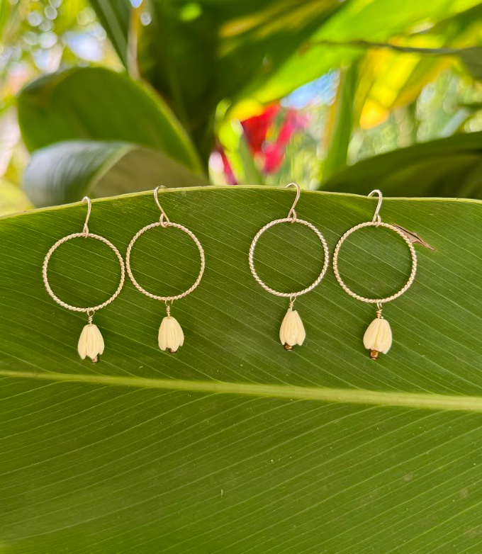 Flowergirl Hoops