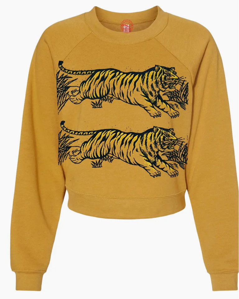 Tigers Crop Sweatshirt