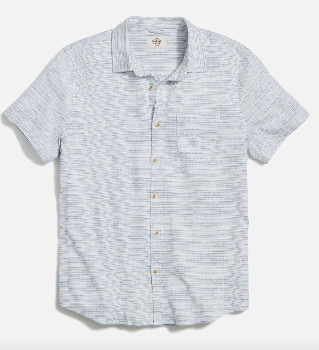 Selvage Blue Mini Stripe Shirt