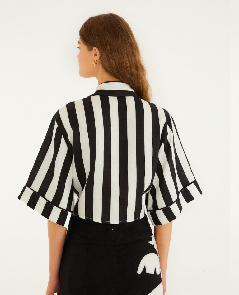 Summer Stripes Crop Top