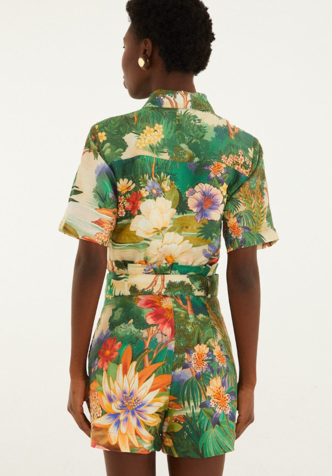 Oriental Garden Romper