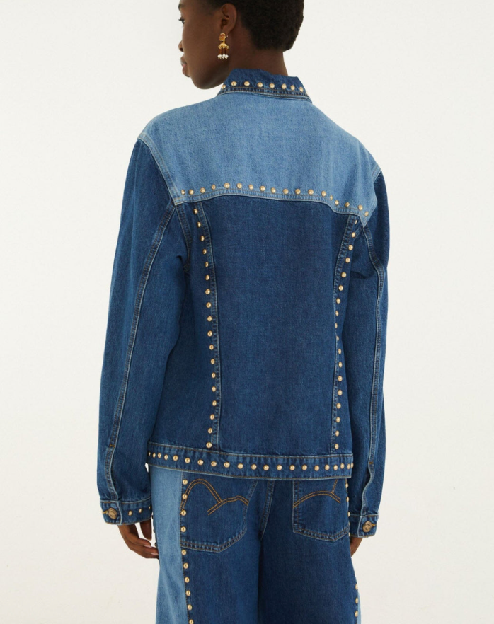 Studs Metal Denim Jacket