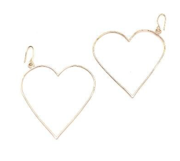 Floating Heart Earrings
