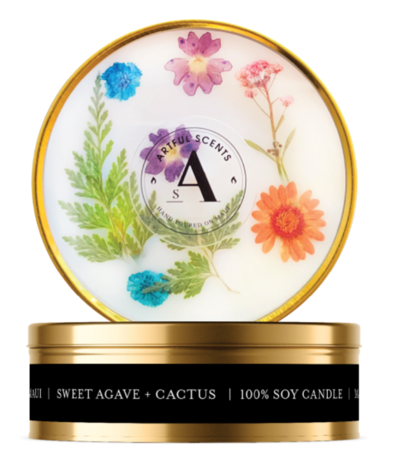 Bohemian Tin Candle