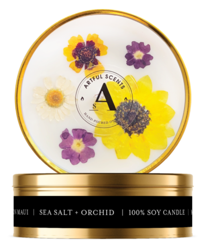 Bohemian Tin Candle