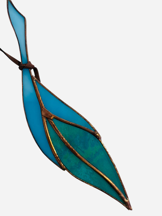 Small Stained Glass Feather