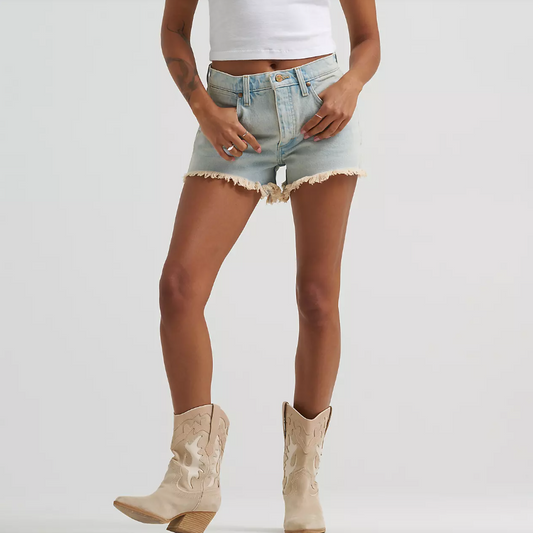 Reworked Denim Short in Bleach