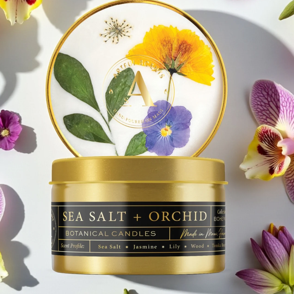 Seasonal Candle Tins By Artful Scents