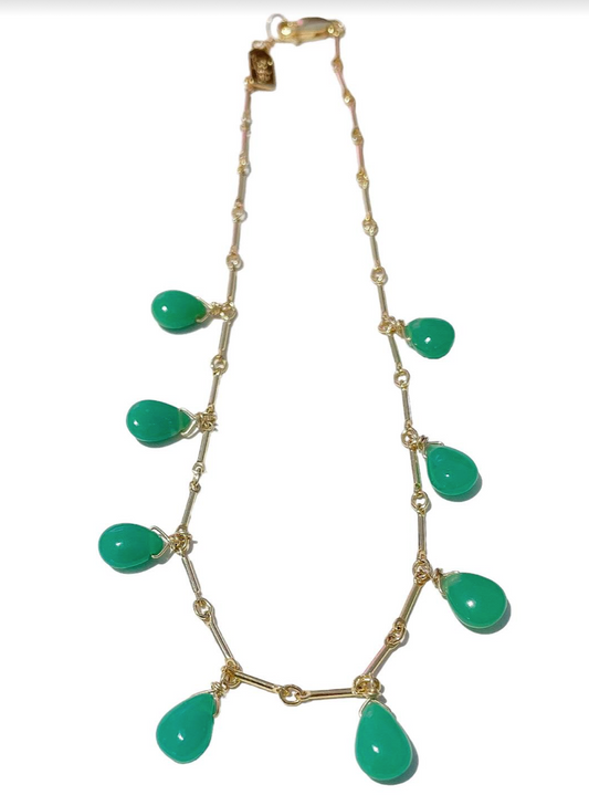 Fancy Chain + Drops Anklet