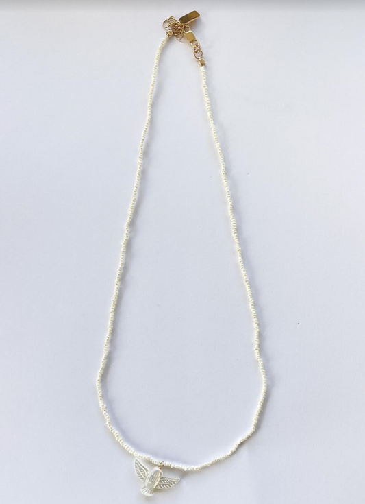 Dreambird Tiny Pearl Necklace