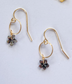 Petite Lei Plumeria Raindrop Hoop