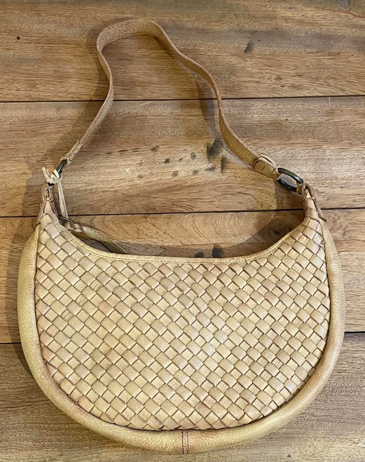 Jules Woven Shoulder Bag