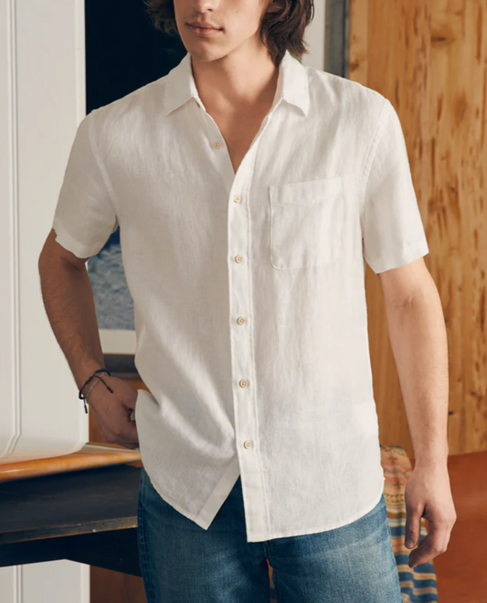Short Sleeve Linen Palma Shirt