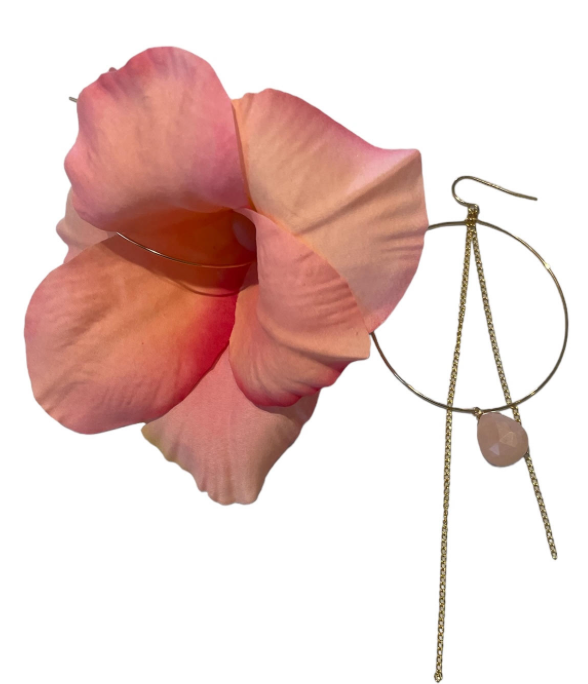 Silk Flower Earrings