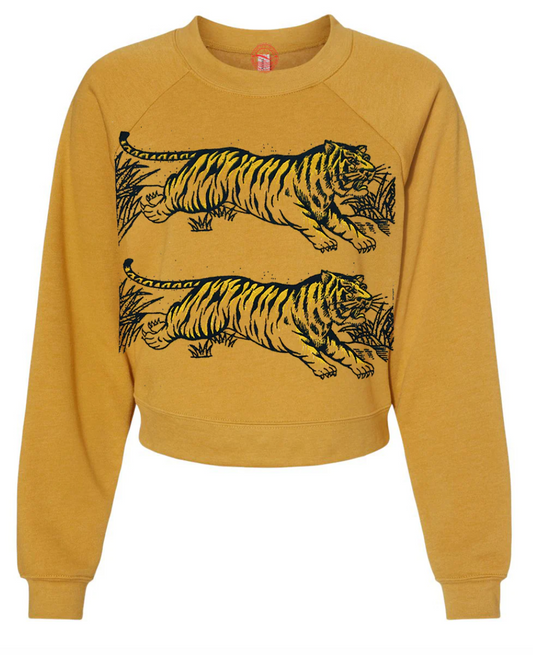 Tigers Crop Sweatshirt