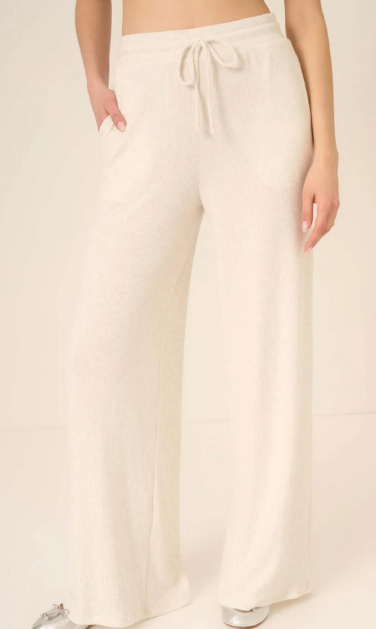 Oatmeal Rib Pant