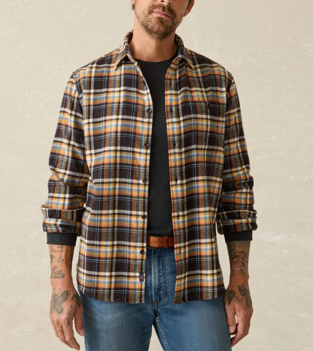 Walnut Plaid Brushed Flannel