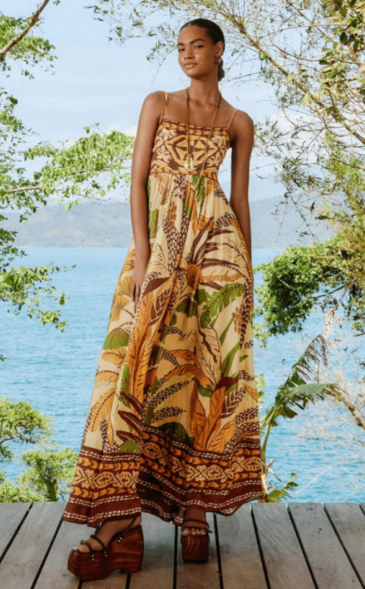 Foliage Sketch Dress