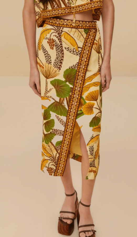Foliage Sketch Skirt