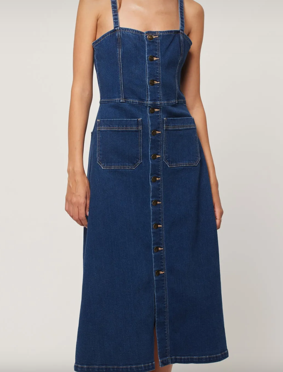 Denim Midi Dress